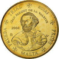 Malte, 10 Euro Cent, Fantasy Euro Patterns, Essai-Trial, 2004, Laiton, FDC - Privatentwürfe