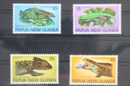 Papua Neuguinea 337-340 Postfrisch Reptilien #WR671 - Papúa Nueva Guinea