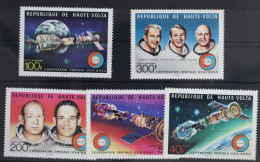 Obervolta 581-585 Postfrisch Astronauten, Raumfahrt #WW078 - Burkina Faso (1984-...)