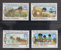 Malediven 977-980 Postfrisch Pfadfinder #WP396 - Maldivas (1965-...)