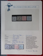 Thurn & Taxis 35, 45, 48 Und 49 Postfrisch Borek Garantie #KS308 - Nuevos