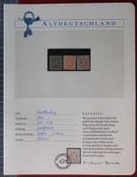 Altdeutschland Württemberg 237-239 Postfrisch Borek Garantie #KS325 - Postfris