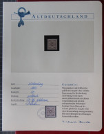 Altdeutschland Württemberg 59 Postfrisch Borek Garantie #KS316 - Mint