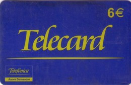 ESPAÑA. ES-PRE-TEA-0082. TELEFONICA - TELECARD. 6€. (129P) - Telefonica
