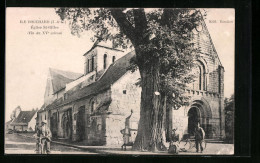 CPA L`Ile-Bouchard, Église St-Gilles  - L'Île-Bouchard