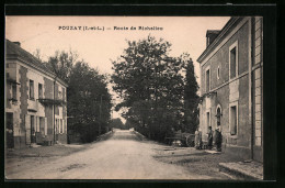 CPA Pouzay, Route De Richelieu  - La Riche