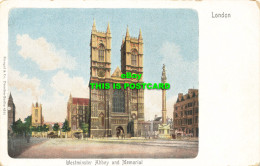 R591609 London. Westminster Abbey And Memorial. Stengel. 4311 - Sonstige & Ohne Zuordnung