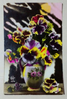 Carte Postale - Peinture D'un Pot Avec Des Roses. - Fiori