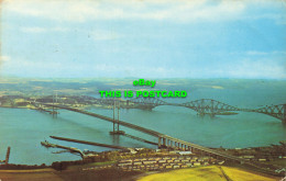 R591678 Aerial View Of Forth Bridge. 1979 - World