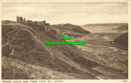 R590965 Gower. Penard Castle And Three Cliffs Bay. J. Salmon. 1951 - Mondo