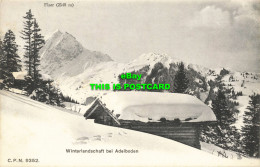 R590967 Winterlandschaft Bei Adelboden. C. P. N. 9352 - Mondo