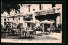 CPA Amboise, Grand Hôtel De France  - Amboise