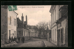 CPA Saint-Ouen, Postes Et Télégraphes  - Other & Unclassified