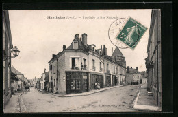 CPA Manthelan, Rue Gaby Et Rue Nationale  - Other & Unclassified