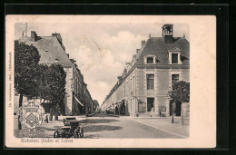 CPA Richelieu, Une Rue  - La Riche