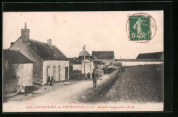 CPA Chanceaux-sur-Choisille, Route De Langennerie  - Autres & Non Classés