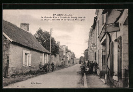 CPA Barrou, La Grande Rue, Entrée Du Bourg Côte  - Sonstige & Ohne Zuordnung