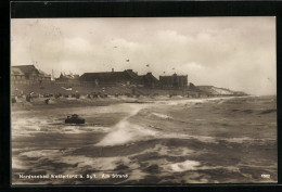 AK Westerland /Sylt, Am Strand Bei Stürmischem Wetter  - Sylt