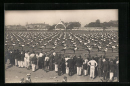 AK Leipzig, 1. Deutsches Arbeiter-Turn Und Sportfest 1922, Tausende Turner Zugleich  - Andere & Zonder Classificatie