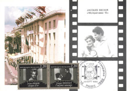 Carte Maximum-Cinémathéque-Jacques Becker-Oblitération Paris En 1986    L2886 - Briefmarken (Abbildungen)