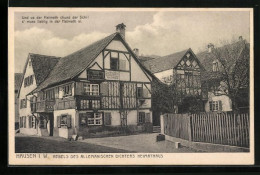 AK Hausen I. W., Heimathaus Des Allemanischen Dichters Hebels  - Other & Unclassified