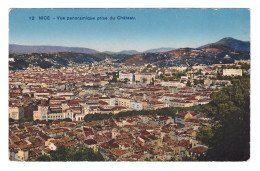 FRANCE // NICE // VUE PANORAMIQUE PRISE DU CHÂTEAU - Mehransichten, Panoramakarten