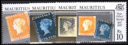 Mauritius 1997 150th Anniversary Of POST OFFICE Stamps Unmounted Mint. - Maurice (1968-...)