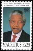 Mauritius 1998 Nelson Mandela Unmounted Mint. - Mauricio (1968-...)