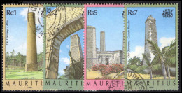 Mauritius 1999 Old Sugar Mill Chimneys Fine Used. - Mauricio (1968-...)