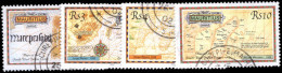 Mauritius 2002 16th Century Maps Of South-west Indian Ocean Fine Used. - Mauricio (1968-...)