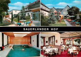 73942808 Wenholthausen_Eslohe_Sauerland Gasthof Sauerlaender Hof Gastraum Freite - Autres & Non Classés