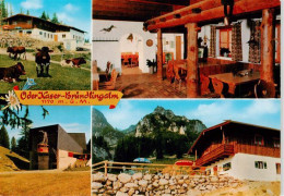 73901588 Bergen Chiemgau Oder Kaser Bruendlingalm Gastraum Terrasse Hochfelln Se - Other & Unclassified