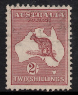 AUSTRALIA 1935  2/- MAROON KANGAROO (DIE II) TYPE (B)  STAMP PERF.12 CofA WMK  SG.134 VFU. - Oblitérés