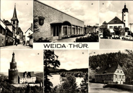Riesen CPA Weida Thüringen, Ruine Widenkirche, Konsumgaststätte Gerberkeller, Osterburg, Talsperre - Altri & Non Classificati