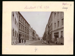 Fotografie Brück & Sohn Meissen, Ansicht Neustadt I. Sa., Sebnitzerstrasse, Milch - Und Butterhandlung Oskar Donath  - Orte