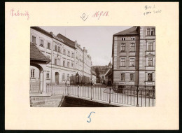 Fotografie Brück & Sohn Meissen, Ansicht Sebnitz, Rosenstrasse Mit Bäckerei Bernhard Wolf  - Orte