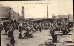 CPA Casablanca, Marokko, Markt - Autres & Non Classés
