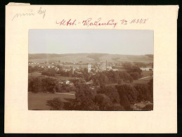 Fotografie Brück & Sohn Meissen, Ansicht Waldenburg, Gesamtansicht Der Altstadt  - Lieux