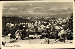 CPA Liberec Reichenberg Stadt, Blick Gegen Den Jeschken, Stadt Im Winter - Czech Republic
