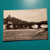 Cartolina Torino - Il Po E Ponte Vittorio Emanuele I. Viaggiata 1958 - Otros & Sin Clasificación