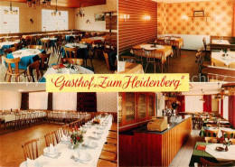 73862937 Kuehedorf Gasthof Zum Heidenberg Speisesaal Gastraeume Theke Kuehedorf - Autres & Non Classés