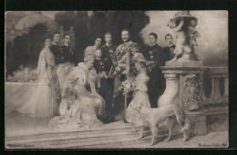 AK Kaiser Wilhelm II. Mit Seiner Familie  - Königshäuser