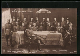 AK Die Heerführer Des Kaisers Wilhelm II. Am Kartentisch  - War 1914-18