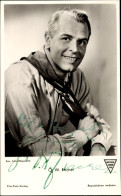 CPA Schauspieler O. W. Fischer, Portrait, Autogramm - Schauspieler
