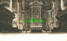 R591887 E. T. W. D. Reredos. St. Pauls Cathedral. London - Andere & Zonder Classificatie