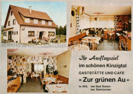 73862864 Bad Soden-Salmuenster Gaststaette Cafe Zur Gruenen Au Gastraeume Bad So - Autres & Non Classés
