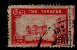 Thailand Cat 288 1940 Chakri Palace 10 Sat Red,used - Tailandia