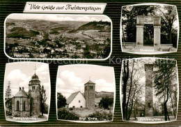 73862858 Theisbergstegen Panorama Ehrenmal Remigiuskirche Ev Kirche Potzbergturm - Autres & Non Classés