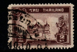 Thailand Cat 285 1940 Chakri Palace,2 Sat Brown,used - Thailand