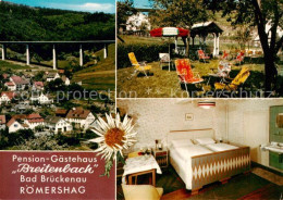 73862851 Bad Brueckenau Pension Gaestehaus Breitenbach Roemershag Garten Zimmer  - Autres & Non Classés